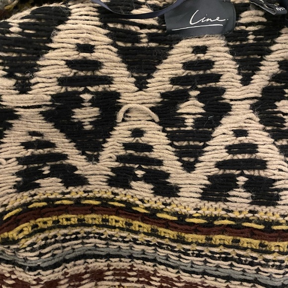 LINE - long multicoloured cardigan - Picture 10 of 12